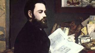 Portrait d'Émile Zola  Par le peintre français Édouard Manet