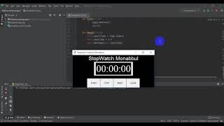 Simple project stopwatch using python programming