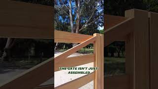 Mortise and Tenon Gates: Strong and Sleek - No Bolts Needed!