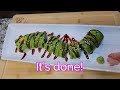 how to make delicious caterpillar roll