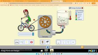 Energy Transformation Simulation tutorial video
