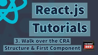 React.js Tutorials - Walk over File Structure & First React Component - #3