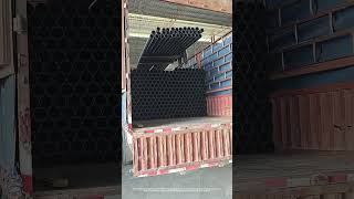 Use A Forklift To Load And Stack PE Pipes Onto A Truck !