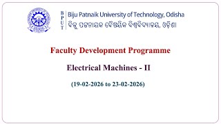 Day 3 Session-2 Faculty Development Programme on Electrical Machines - II on 21.02.2026