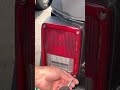 Jeep Wrangler Tail Light Removal #shorts