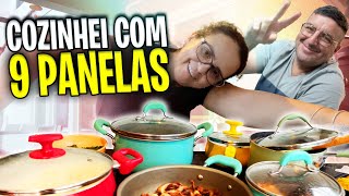 Preparando marmitas pra viagem- COZINHEI 9 PANELAS DE COMIDA 🙏🏻