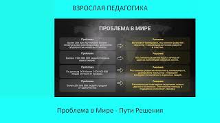 Проблема в Мире - Пути Решения