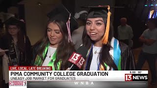 PCC grads celebrate in Tucson, but face uneasy job market