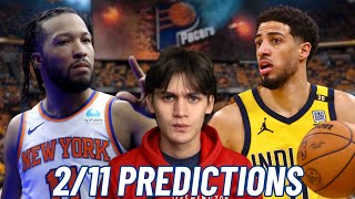 NBA PREDICTIONS \u0026 BEST BETS 2/11!