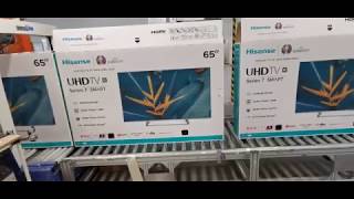 Hisense H65B7500 and H55U7B boxing factory tour