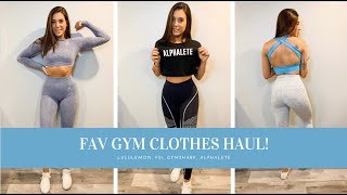 Fav Gym Clothes Haul | Lululemon, Forever 21, White Fox, Gym Shark, Alphalete