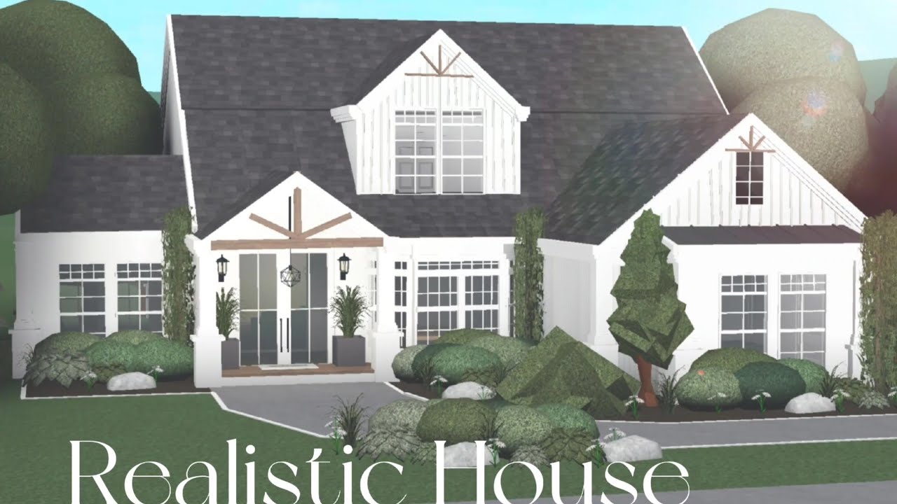 Bloxburg | Realistic House Speedbuild - YouTube