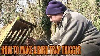 Survival Traps: How To Make The Arapuca Bird Trap Trigger