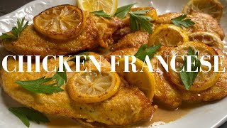 Chicken Francese Recipe Demonstration