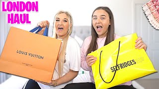 HUGE LONDON SHOPPING HAUL WITH SISTER!! *zara, primark, louis vuitton and more!*