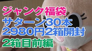 【駿河屋】あけおめ2980円のセガサターン福袋2箱開封（2箱目前編）