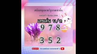 #1 มีนาคม 2568 สนับสนุนหวยรัฐบาลเท่านั้น #shorts #ดูเพื่อเป็นแนวทาง