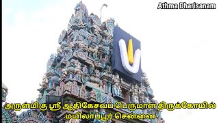 அருள்மிகு ஸ்ரீ ஆதிகேசவப் பெருமாள் திருக்கோயில்  மயிலாப்பூர் சென்னை