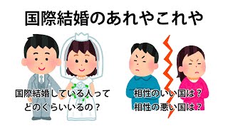 国際結婚のあれやこれや -国別相性など-