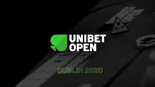 Main Event Day 2 at Unibet Open Dublin 2020. Live Stream