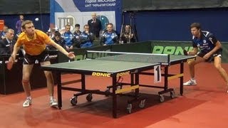 Vladimir SAMSONOV Vs Alexander SHIBAEV FINAL 1of3 Games Russian Premier League Playoff Table Tennis