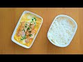 【時短・節約】200円以内 簡単で美味しいエビフライ卵とじ弁当／作り方　how to make a bento box