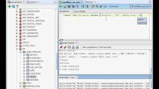 Oracle INSERT command - Beginner
