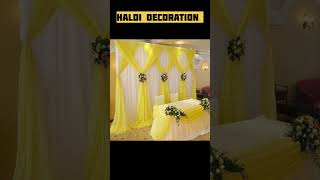 Haldi decoration ideas | haldi diy decoration ideas #shorts #viral #diy #haldiceremony #decoration