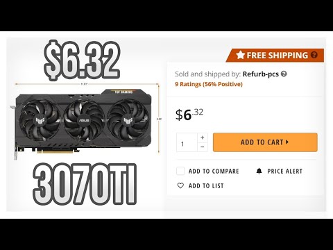 I bought a $6.32 3070ti from Newegg.com and got a HUGE surprise #shorts