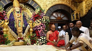 THE PRESIDENT OF INDIA DRAUPADI MURMU VISITS SHRI SAI BABA TEMPLE SHIRDI EXCLUSIVE VIDEO \u0026 DARSHAN.