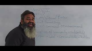 CLASS - 8 || COMPUTER || CHAPTER - 7 MORE ON VISUAL BASIC