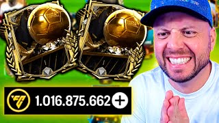 JUNTEI 1 BILHÃO de COINS !! PACK open ea fc mobile 25