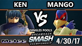 DHA 2017 SSBM - TL | Ken (Marth) Vs. C9 | Mango (Falco) - Smash Melee