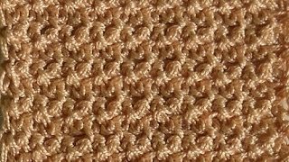 Узор Чередующиеся столбики без накида - Crochet pattern striped bars sc