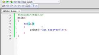 C Programming Tutorial - 47: Infinite Loop