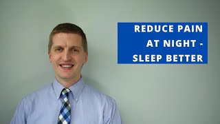 Knee Replacement Surgery: Top 4 Ways to REDUCE Night Pain and SLEEP BETTER