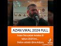 VIRAL TIKTOK AZAN MERDU 2024