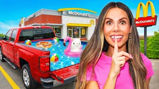 I Built a SECRET POOL in My TRUCK!