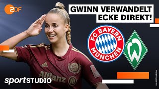 FC Bayern München – Werder Bremen Highlights | Frauen-Bundesliga, 2. Spieltag 2022/23 | sportstudio