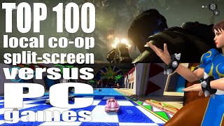 Top 100 best local co-op/split-screen/versus PC games (single PC multiplayer)