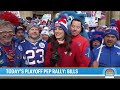 see team spirit shine in today’s nationwide nfl playoff pep rally