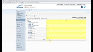 Skyward Gradebook