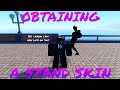 Roblox Is Unbreakable | Obtaining A Stand Skin