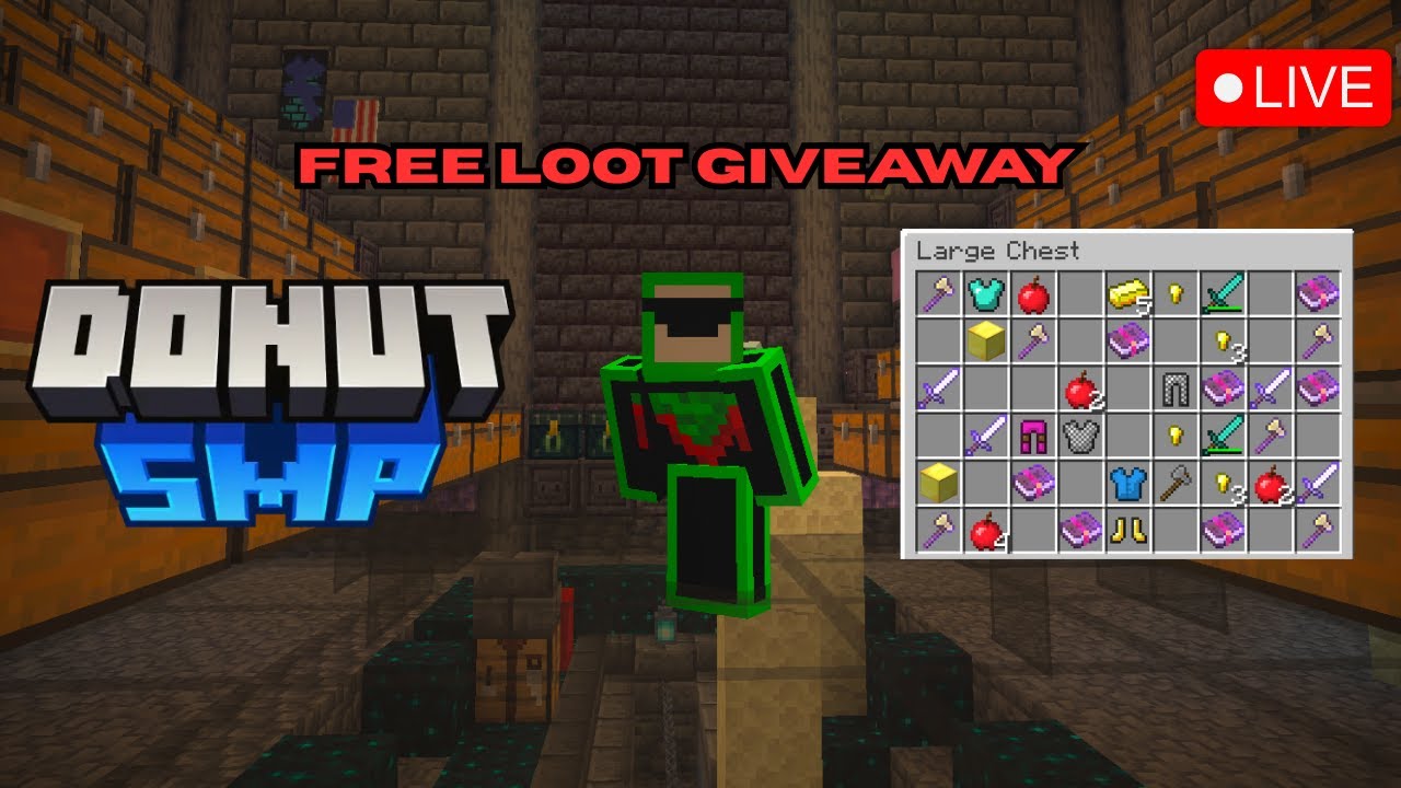 Donut Smp The Loot Drop Experiment Youtube