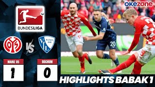 Highlights Babak 1 MAINZ 05 Vs BOCHUM, Skor 1-0 | Bundesliga | Okesports