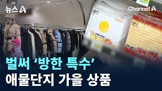 벌써 ‘방한 특수’…애물단지 가을 상품 / 채널A / 뉴스A