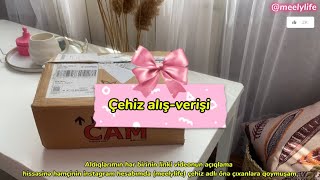 Kiçik çehiz alış-verişim!🎉🤤 Aldıqlarım/linklər/bol söhbət / vlog #vlog #çeyiz #benimlebirgün #nişan