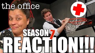 FIRST TIME WATCHING | THE OFFICE Season 7 Episode 24 & Episode 25 I REACTION!!! 🏥🩹🤕