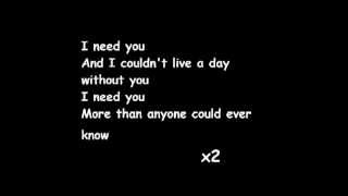 Sofijah - I need you (lyrics)