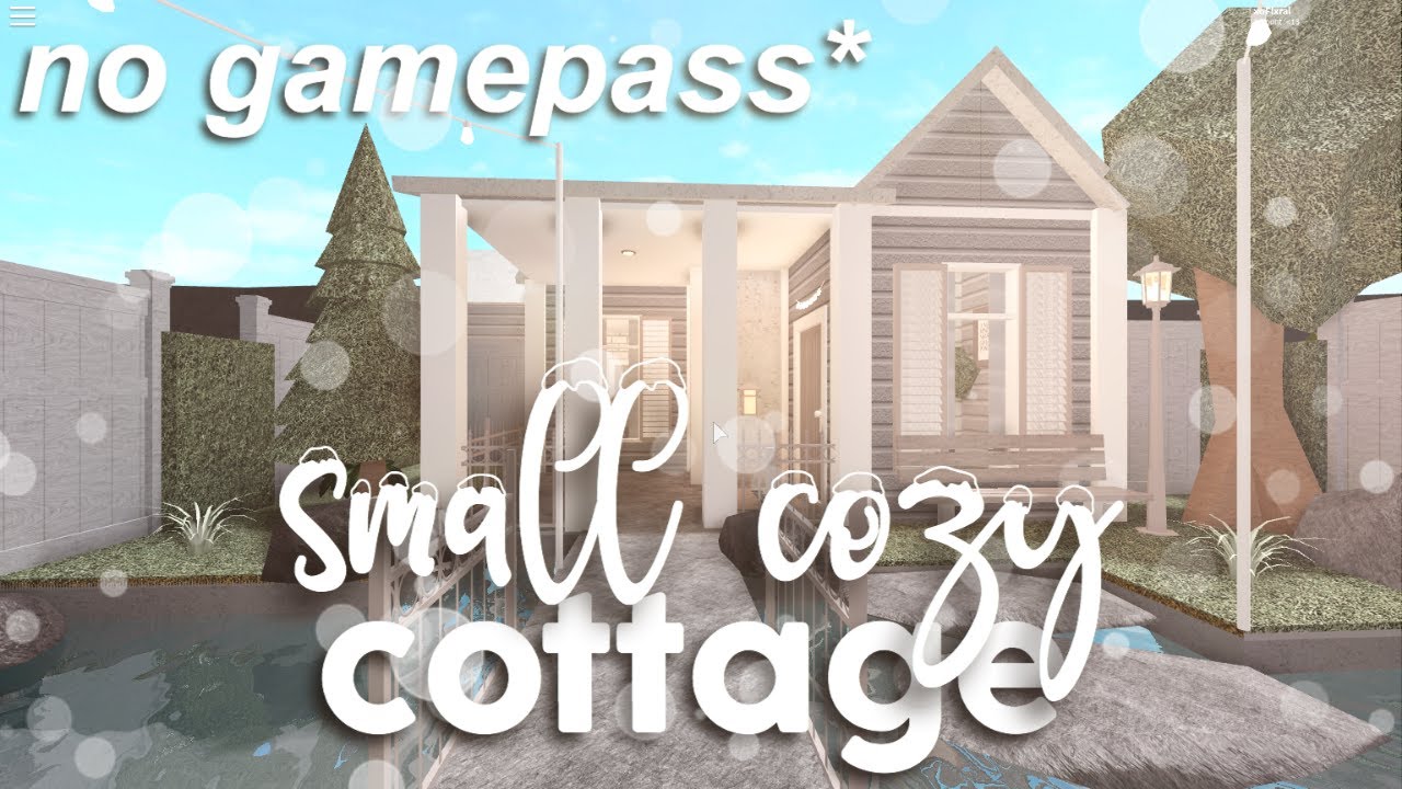 ROBLOX || Bloxburg: No Gamepass Small Cottage (House Build) ☆ - YouTube